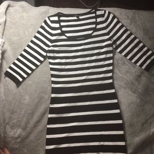 Mango Striped Bodycon Dress
